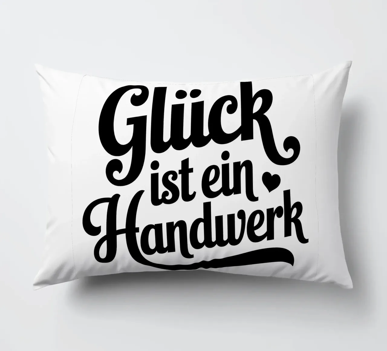 Glück ist ein Handwerk cuscino da Aphorismiker