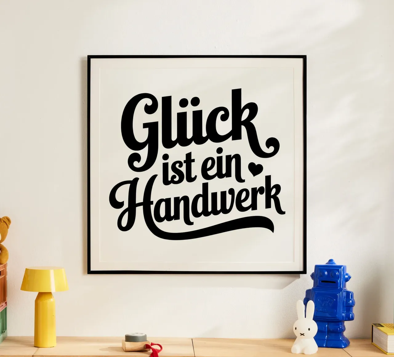 Glück ist ein Handwerk carta hahnemühle da Aphorismiker
