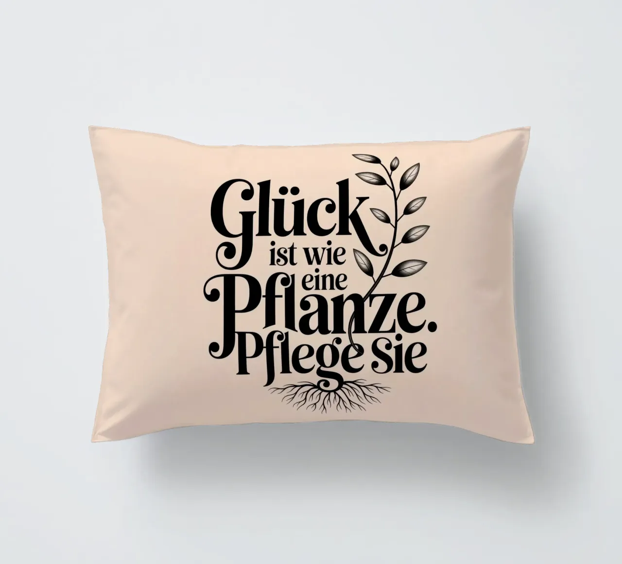 Glück ist eine Pflanze cuscino da Aphorismiker