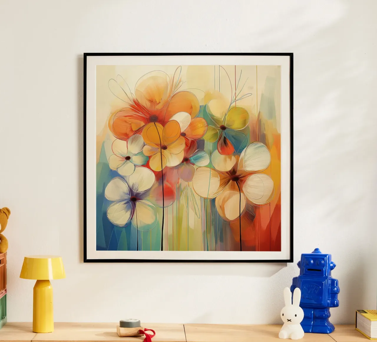 Arte da parete di Imagine poster con telaio in alluminio da Imagine