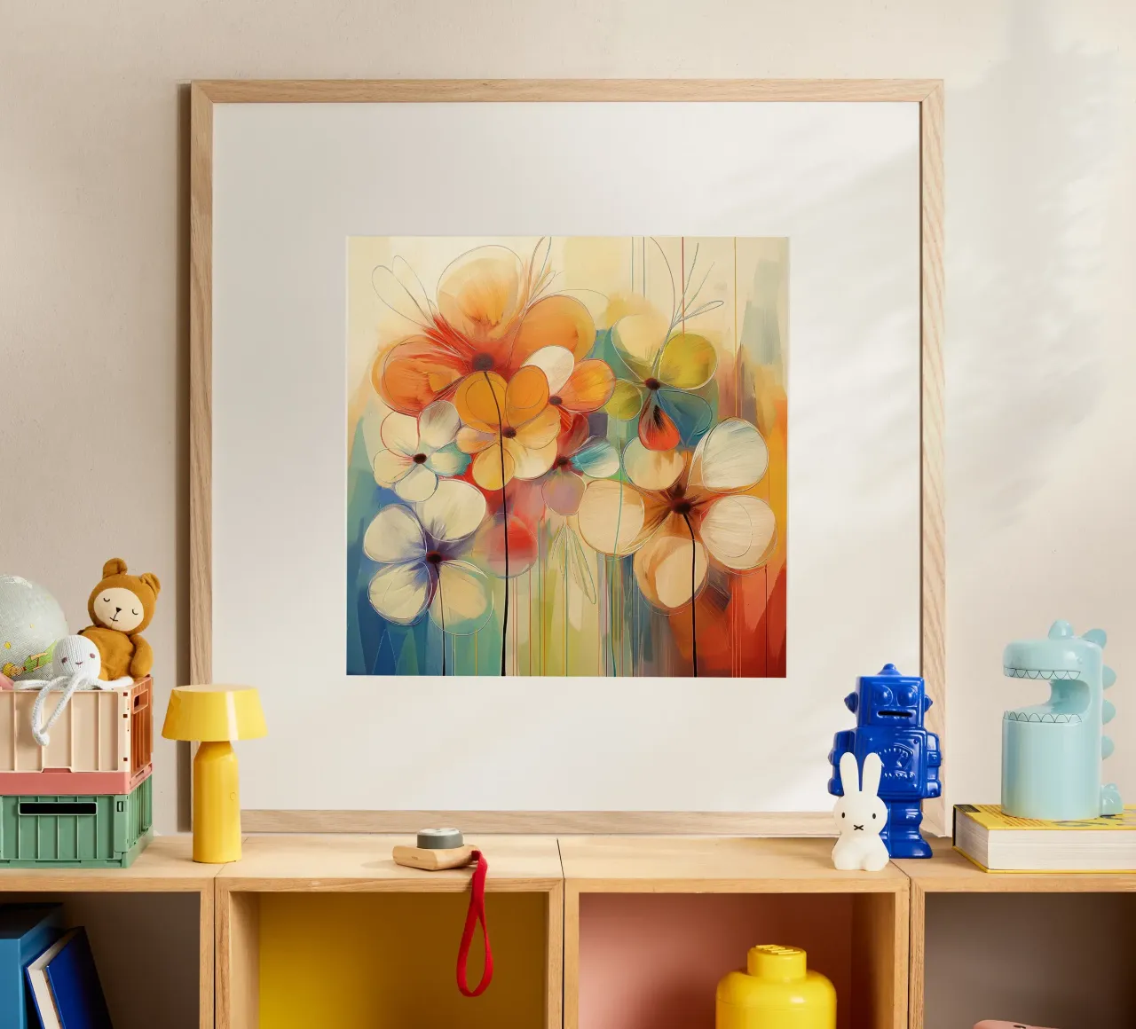Arte da parete di Imagine poster con telaio in alluminio da Imagine