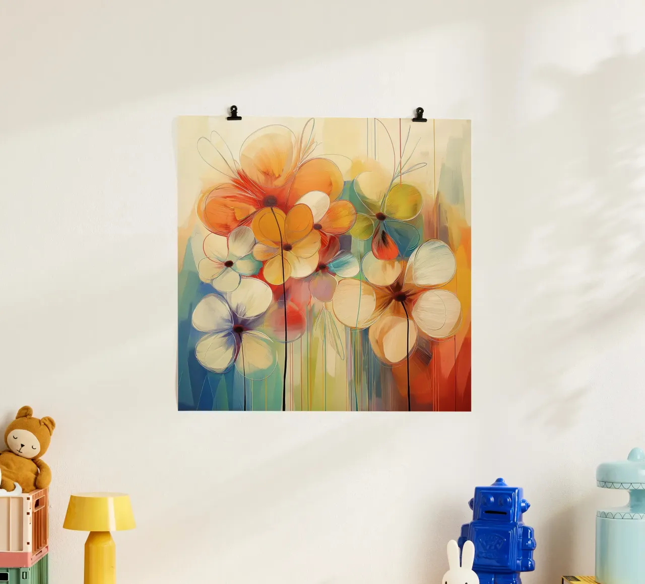 Arte da parete di Imagine poster con telaio in alluminio da Imagine