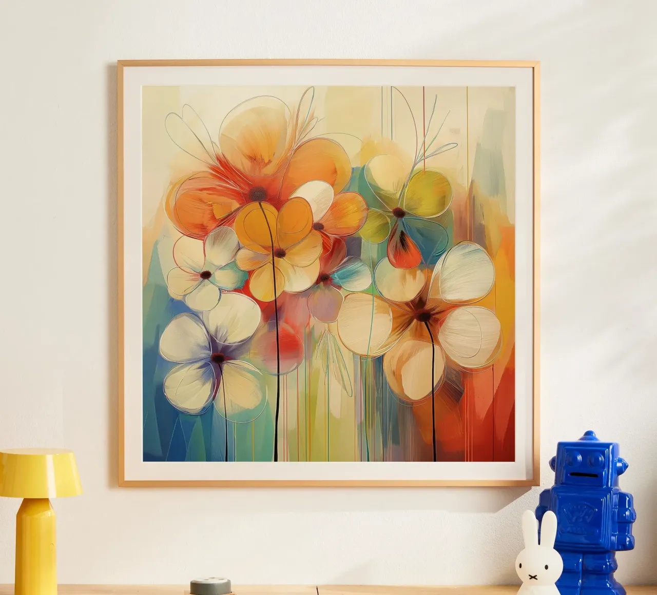 Arte da parete di Imagine poster con telaio in alluminio da Imagine