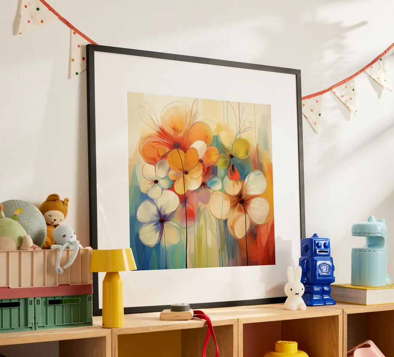 Arte da parete di Imagine poster con telaio in alluminio da Imagine