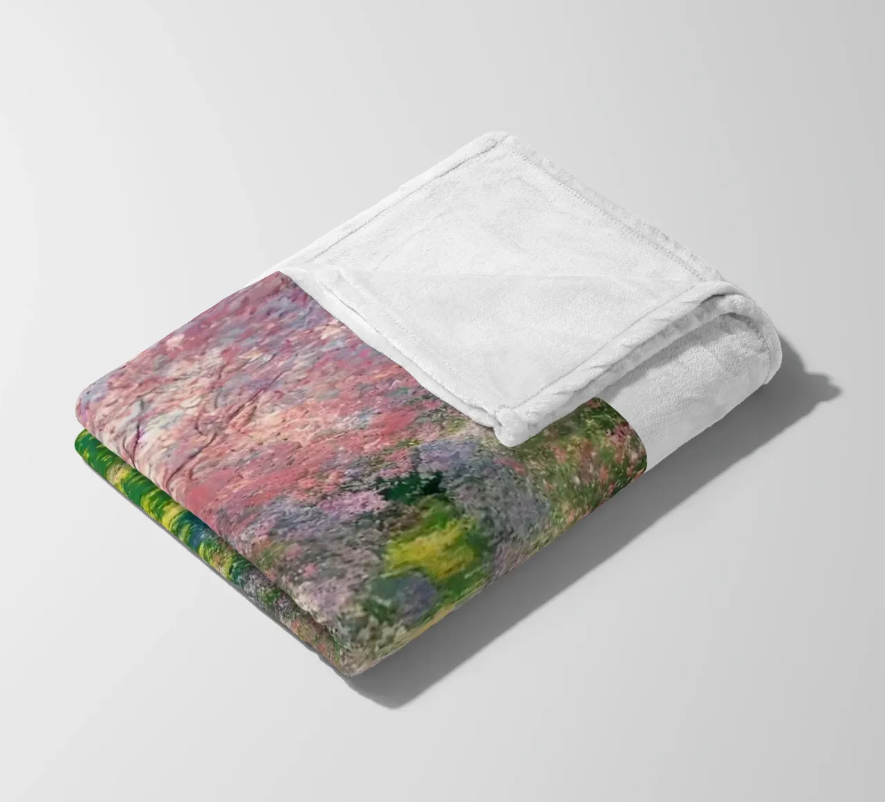 fiori di ciliegio sentiero del giardino claude monet coperta in pile da belong shop