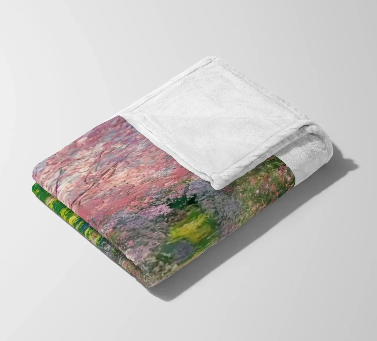 fiori di ciliegio sentiero del giardino claude monet coperta in pile da belong shop