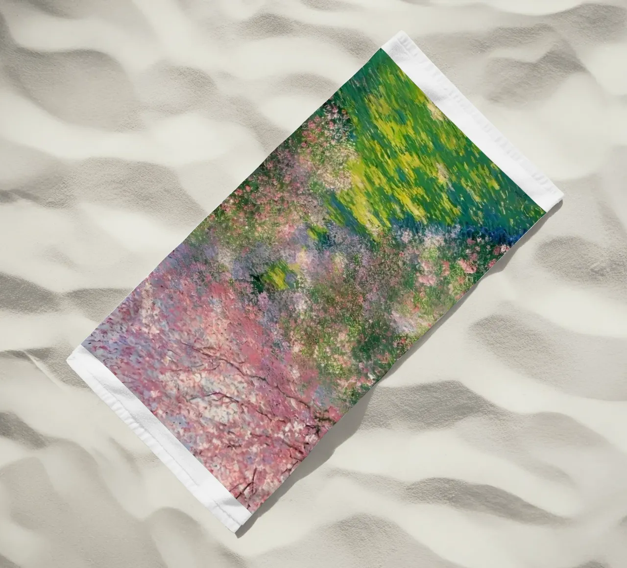 fiori di ciliegio sentiero del giardino claude monet telo mare da belong shop