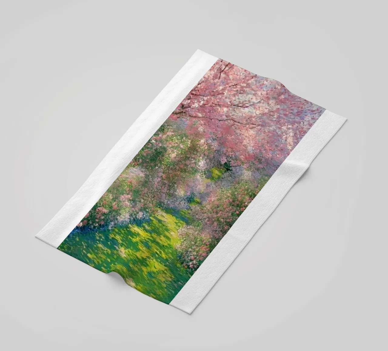 fiori di ciliegio sentiero del giardino claude monet telo mare da belong shop