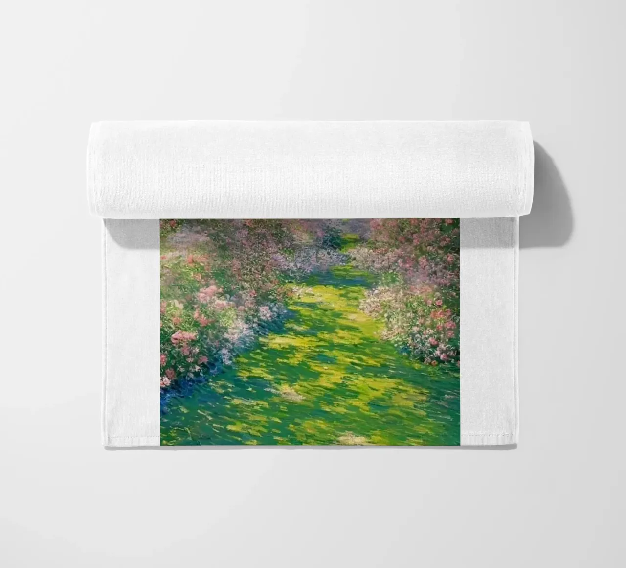 fiori di ciliegio sentiero del giardino claude monet telo mare da belong shop