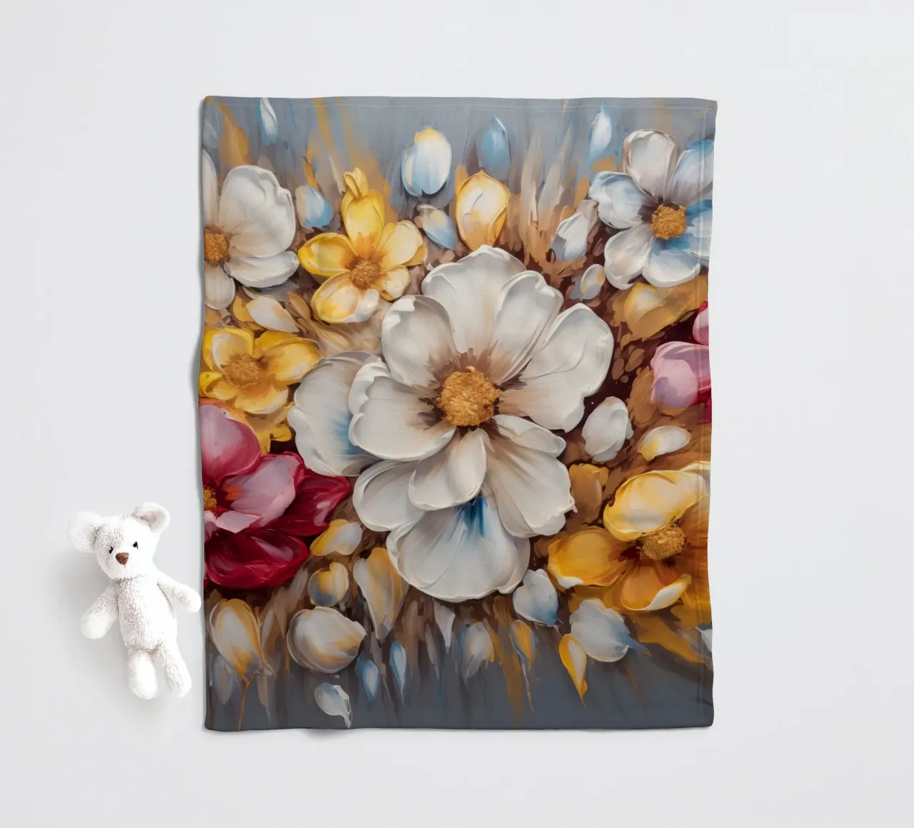 I fiori coperta in pile da Imagine