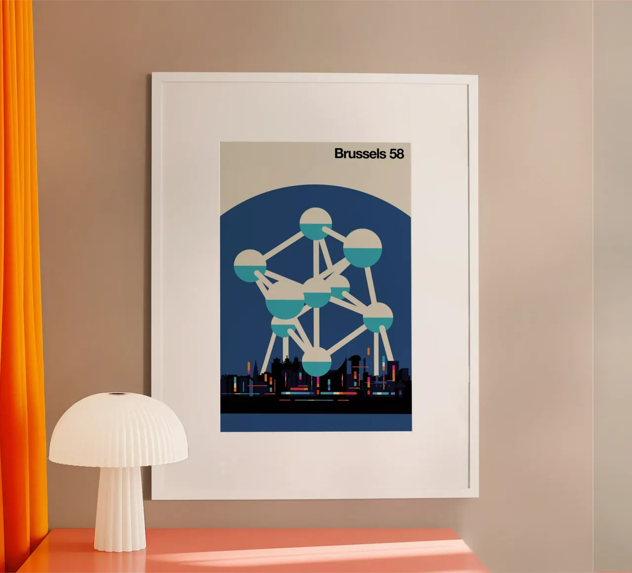 Brussels 58 poster da Bo Lundberg