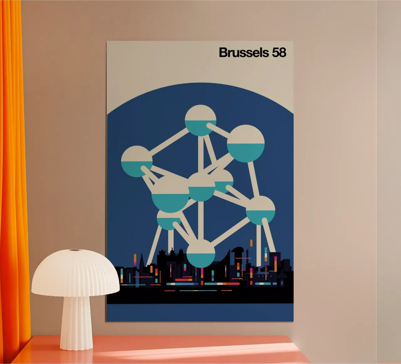 Brussels 58 poster da Bo Lundberg