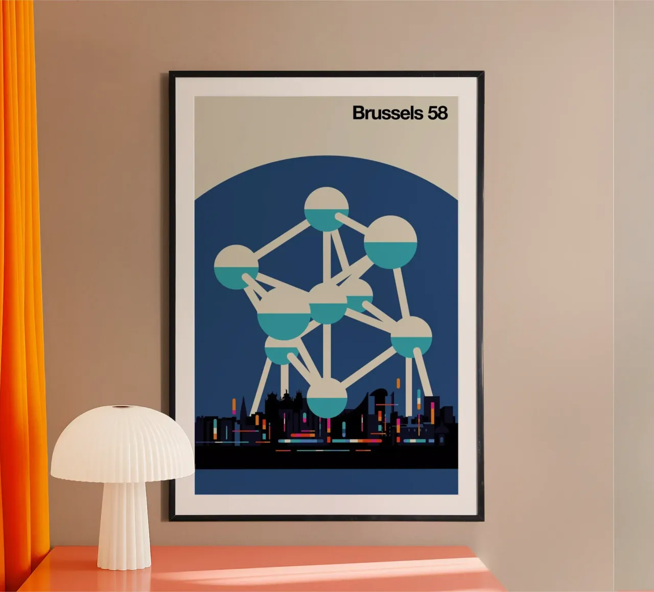 Brussels 58 poster da Bo Lundberg