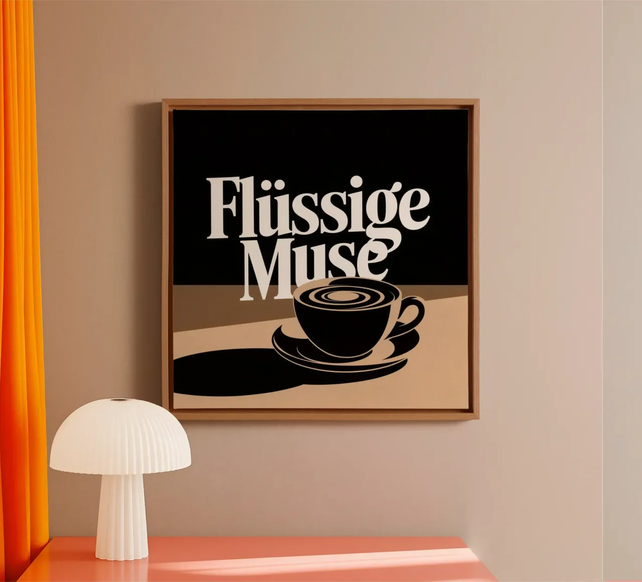 Flüssige Muse canvas met Baklijst van Aphorismiker