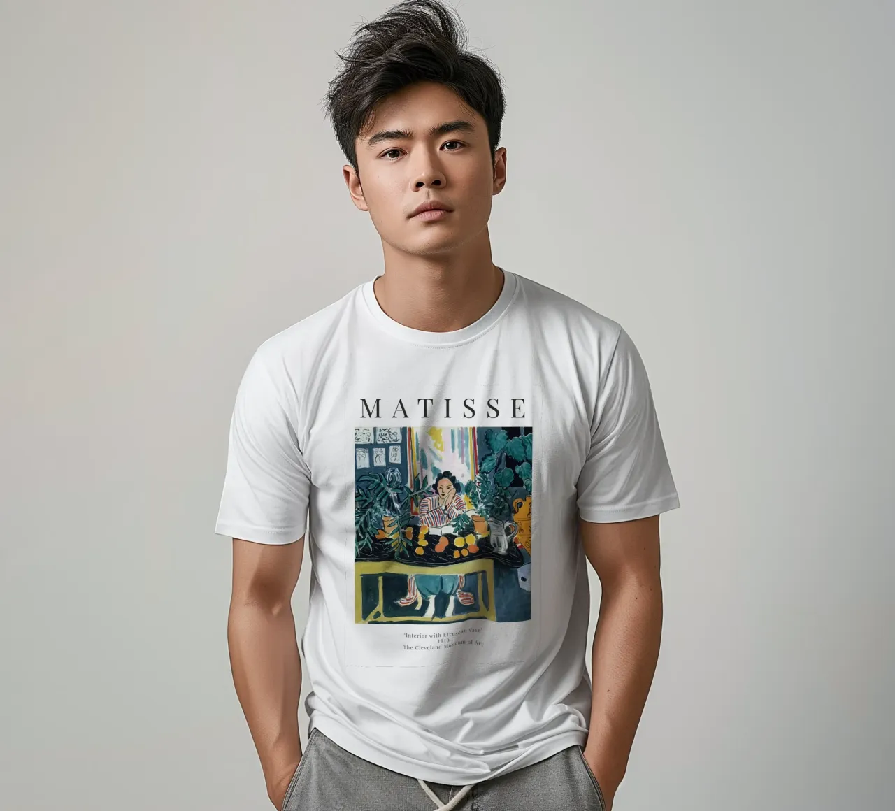 Henri Matisse - Interno con vaso etrusco t-shirt da Perdana shop