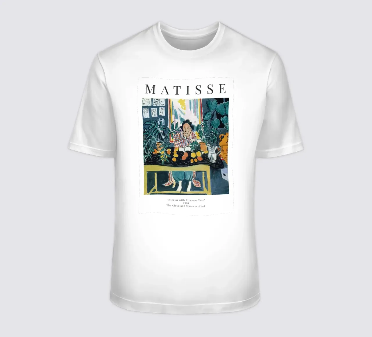 Henri Matisse - Interno con vaso etrusco t-shirt da Perdana shop