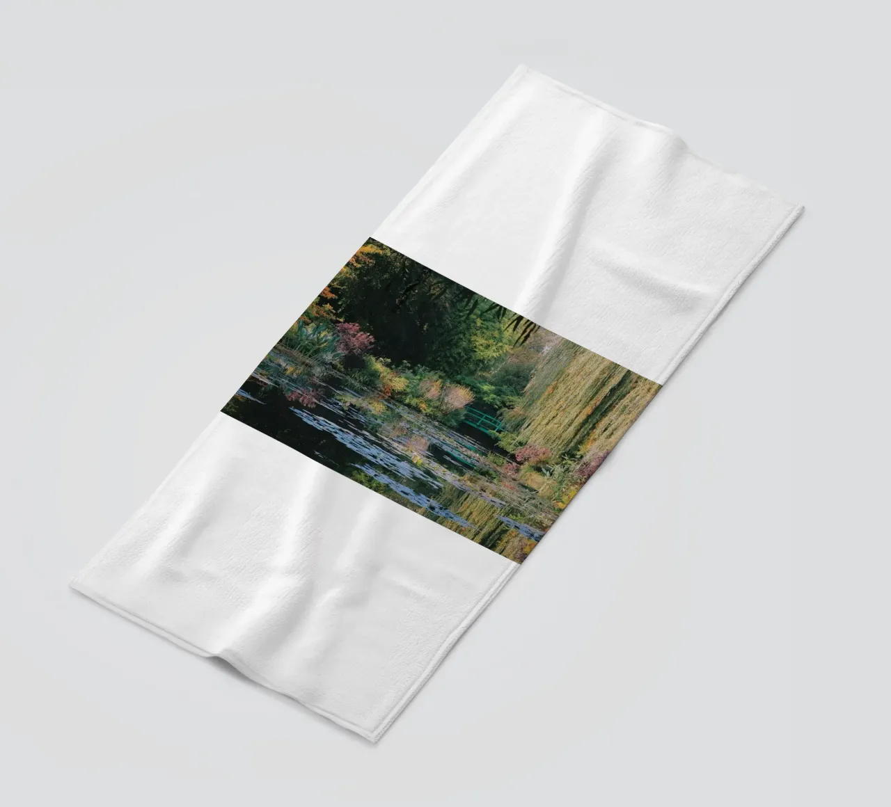 ninfee immagine speculare claude monet telo mare da belong shop
