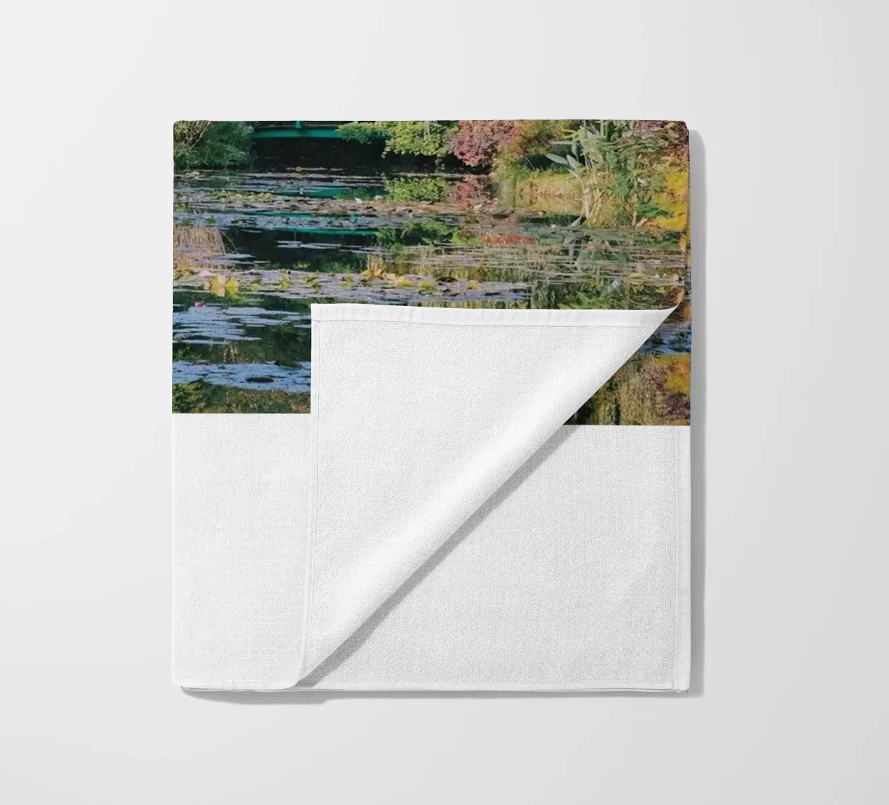 ninfee immagine speculare claude monet telo mare da belong shop