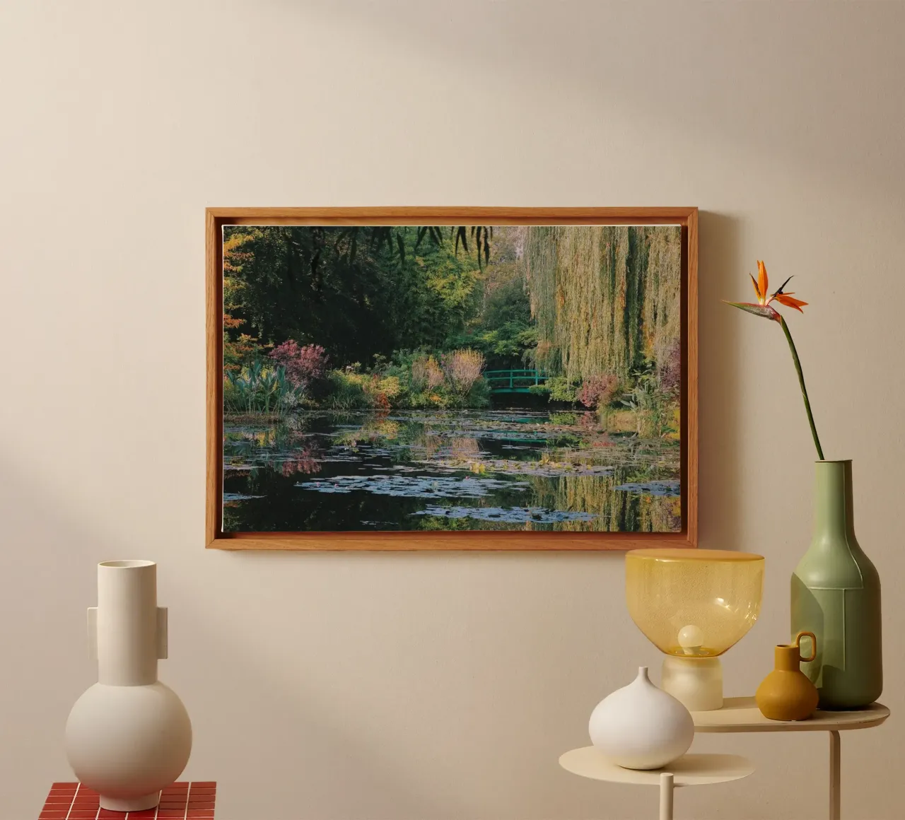water lilies mirror image claude monet canvas by belong shop