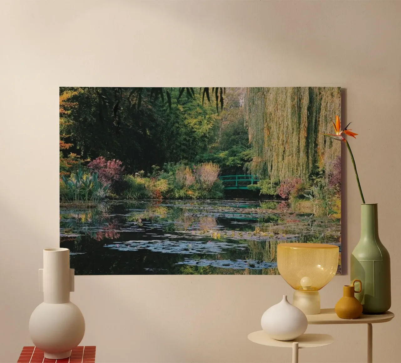water lilies mirror image claude monet canvas by belong shop