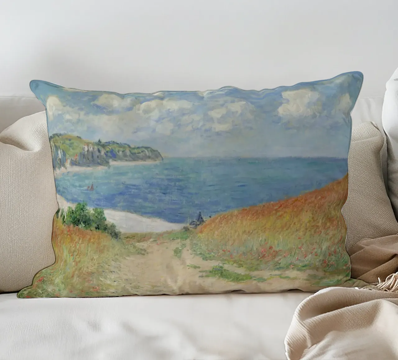 costa oceano claude monet cuscino da belong shop