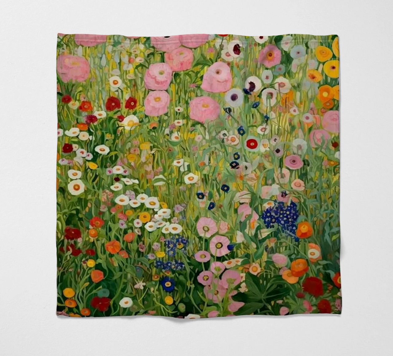 Gustav Klimt Art Fleecedecke von Super Art