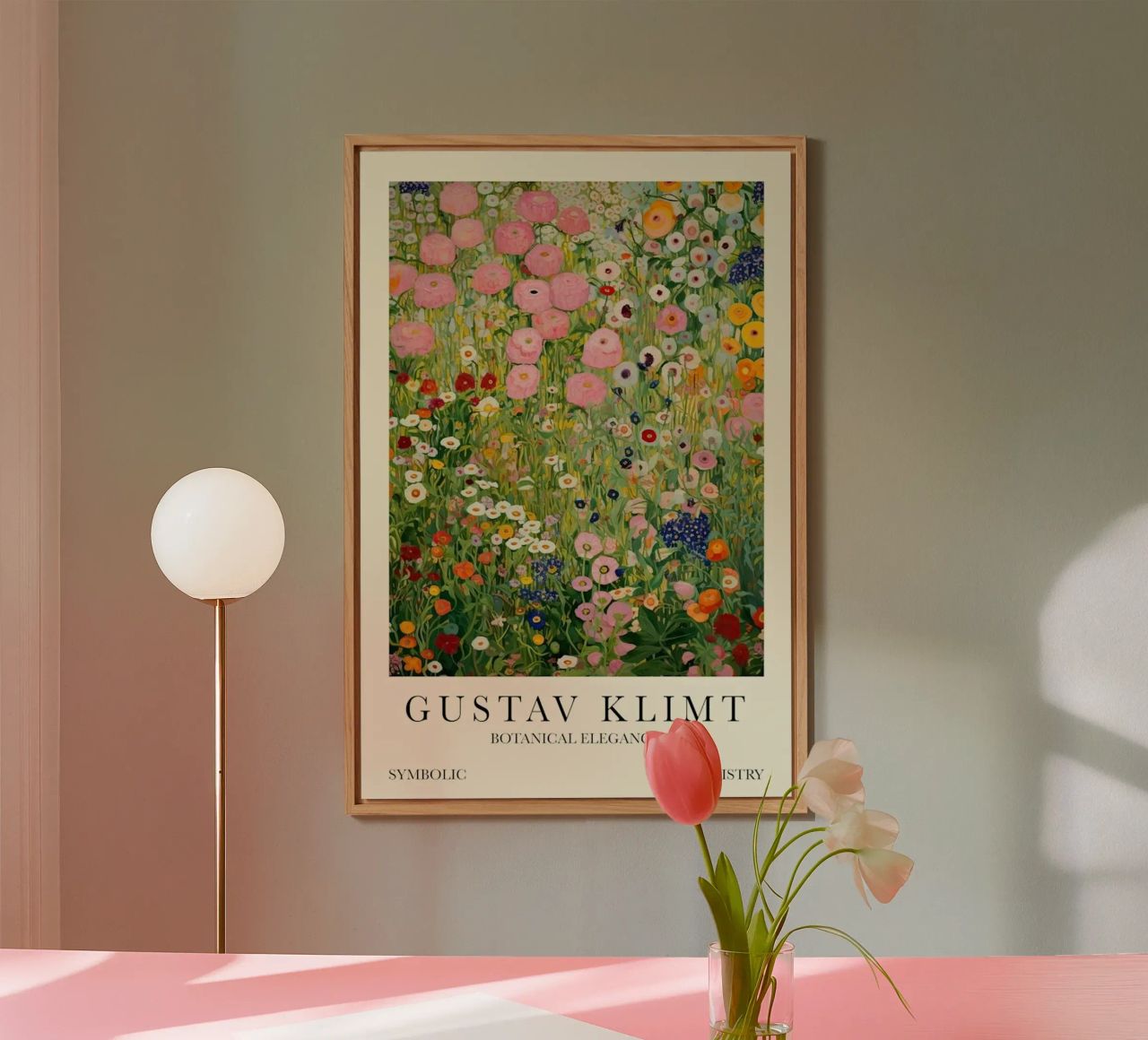 Gustav Klimt Art Alu-Dibond von Super Art