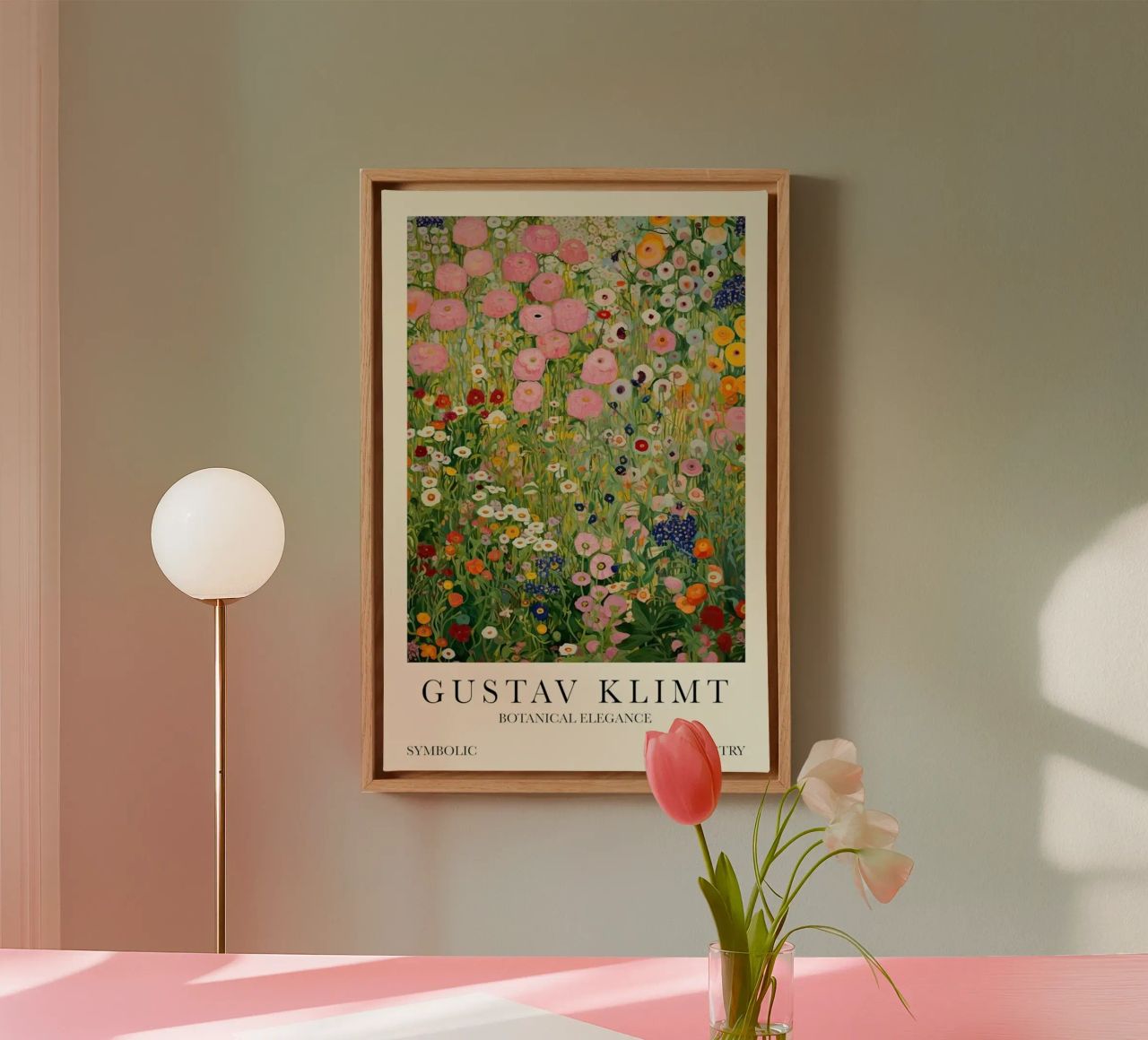 Gustav Klimt Art Leinwand von Super Art