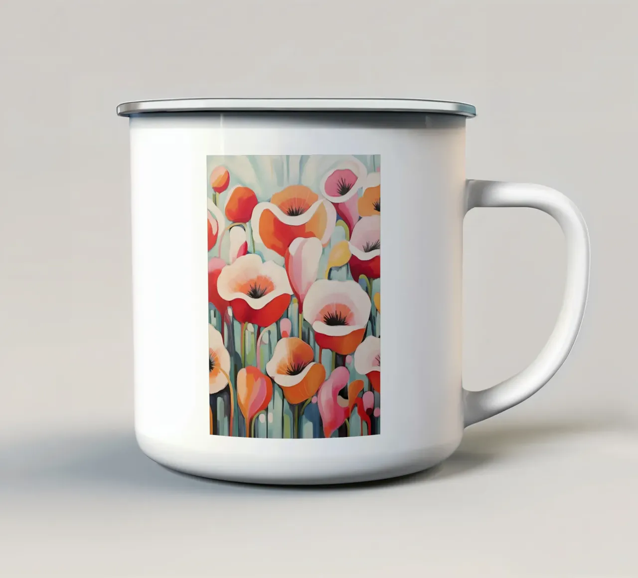 Arte da parete di Imagine tazza in smalto da Imagine