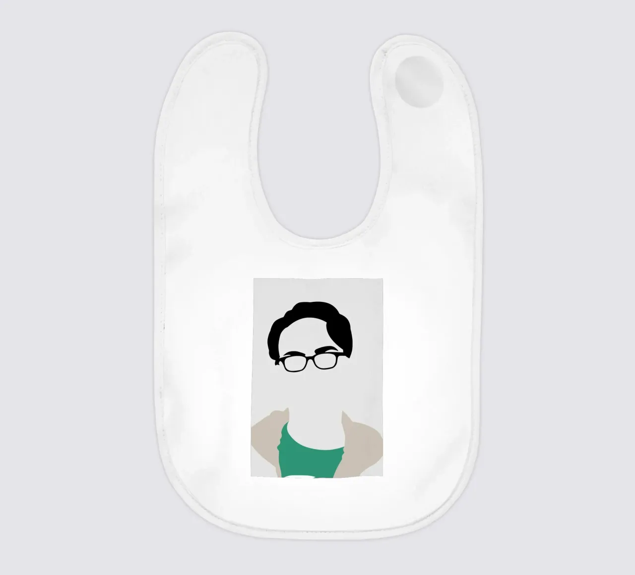 Leonard baby bib by Naxart
