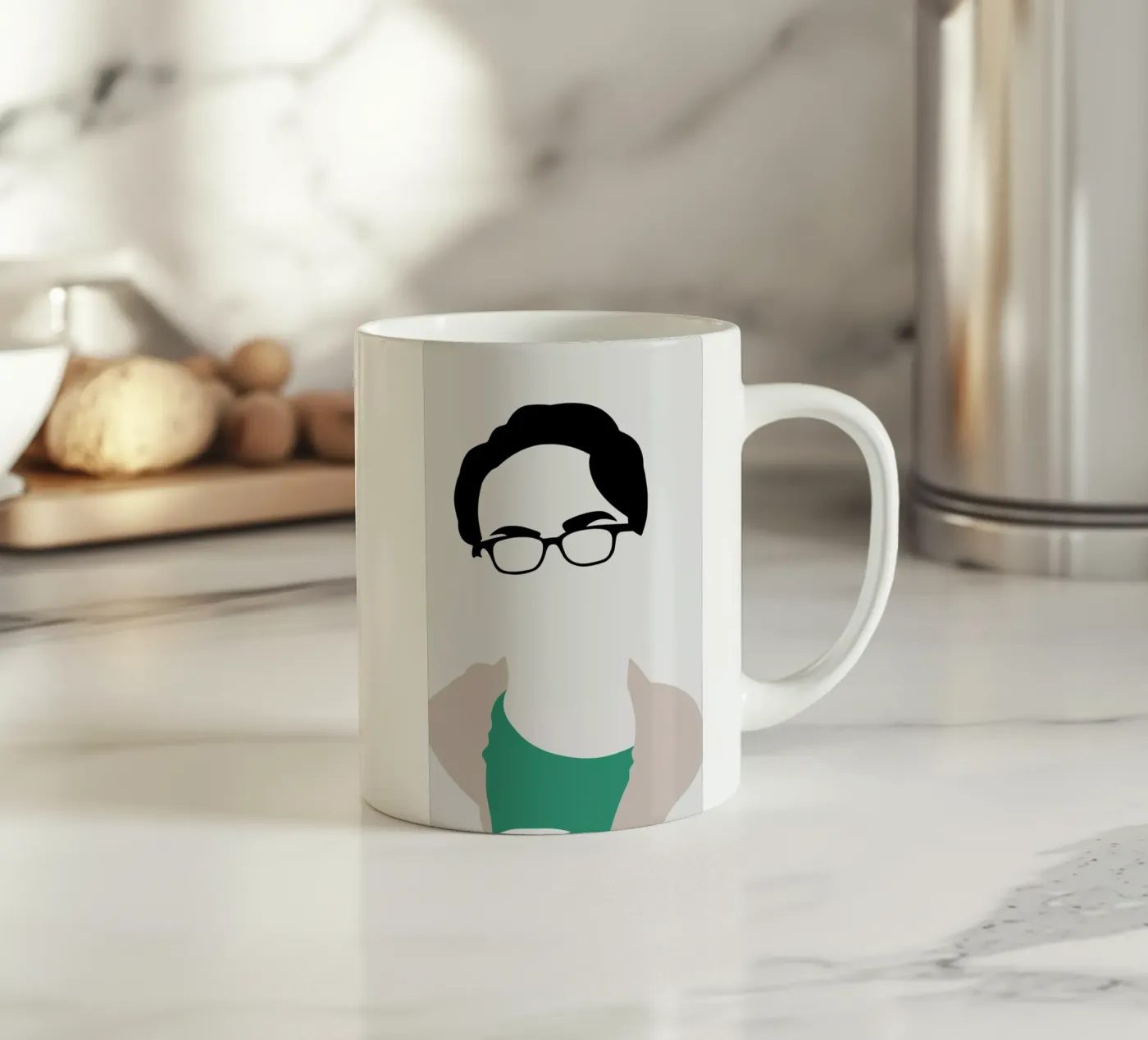 Leonard ceramic mug by Naxart