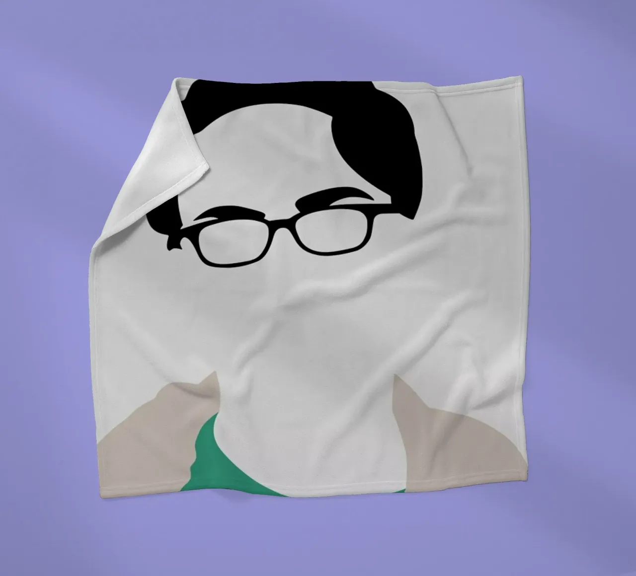 Leonard fleece blanket by Naxart