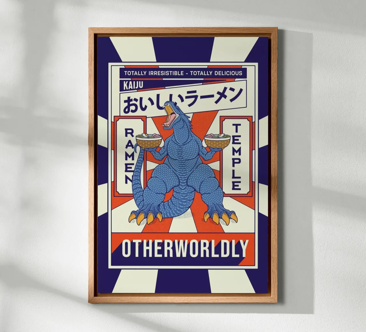 Otherworldly canvas met Baklijst van daylight design studio