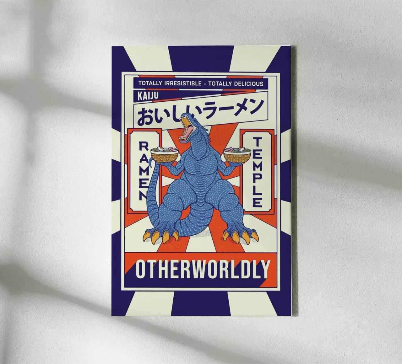 Otherworldly canvas met Baklijst van daylight design studio