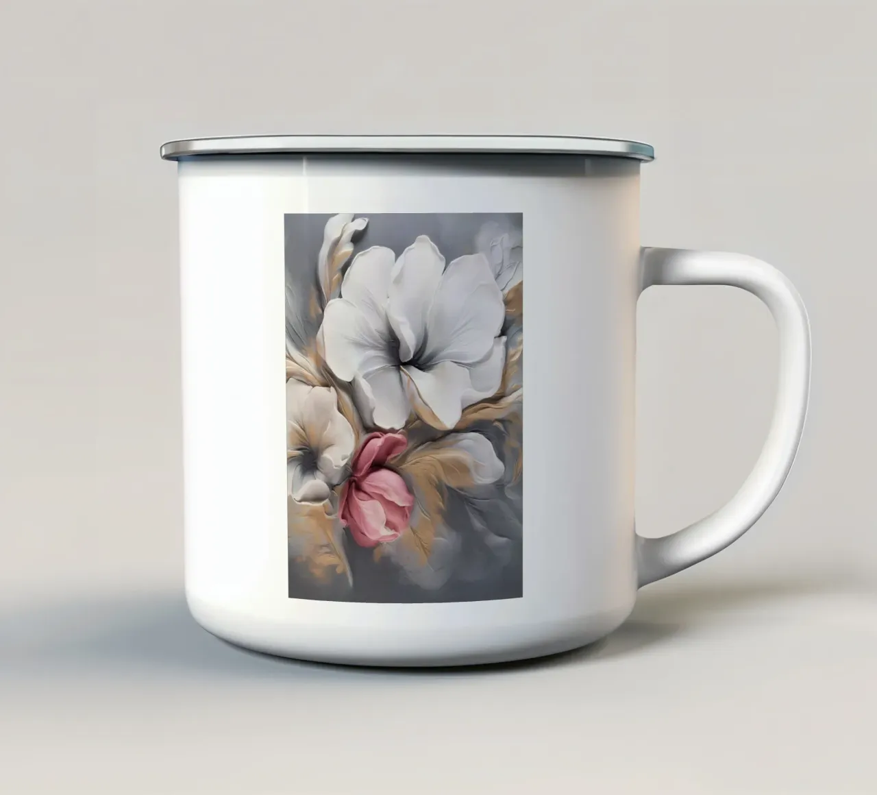 Arte da parete di Imagine tazza in smalto da Imagine