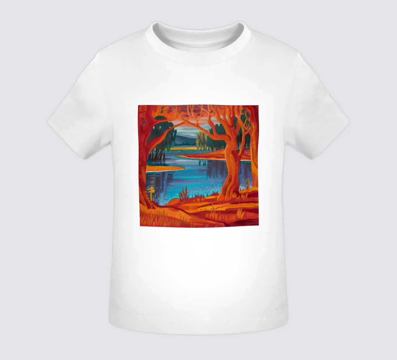 Danza del fiume d'autunno maglietta neonato da Verve Pigments