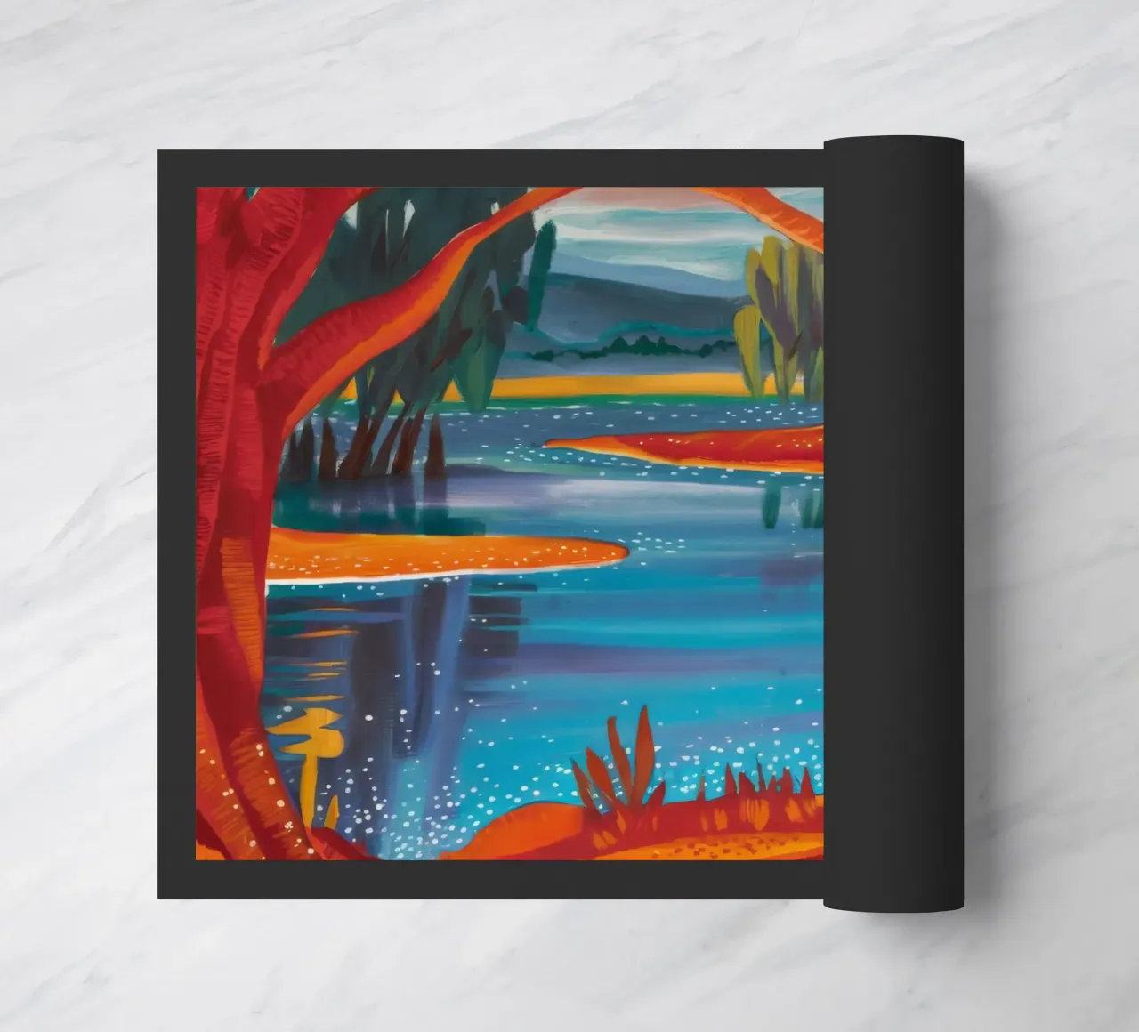 Danza del fiume d'autunno zerbino da Verve Pigments