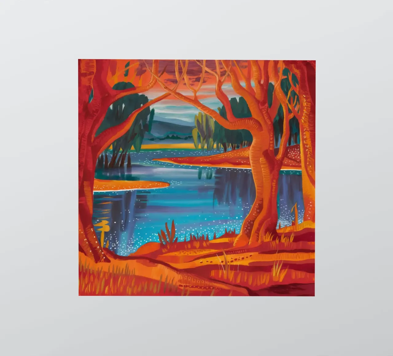 Herfstdans sticker van Verve Pigments