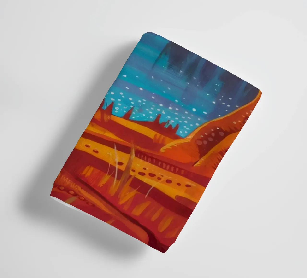 Herfstdans badhanddoek van Verve Pigments