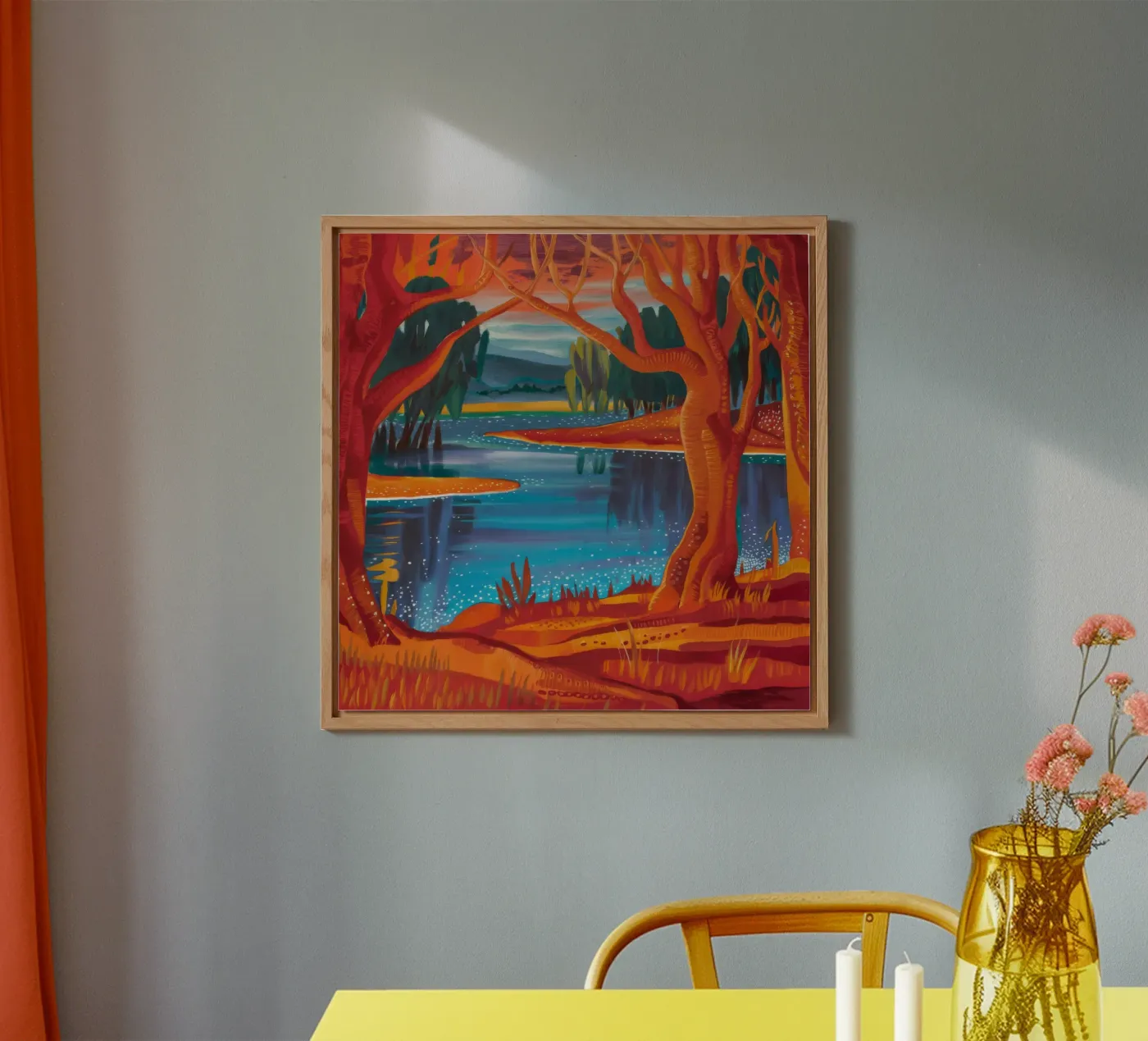 Herfstdans forex-plaat van Verve Pigments