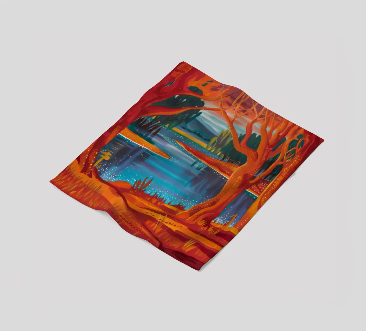 Herfstdans fleecedeken van Verve Pigments