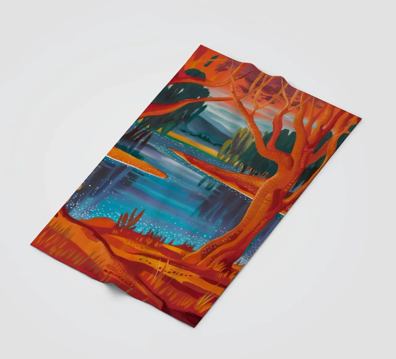 Herfstdans fleecedeken van Verve Pigments