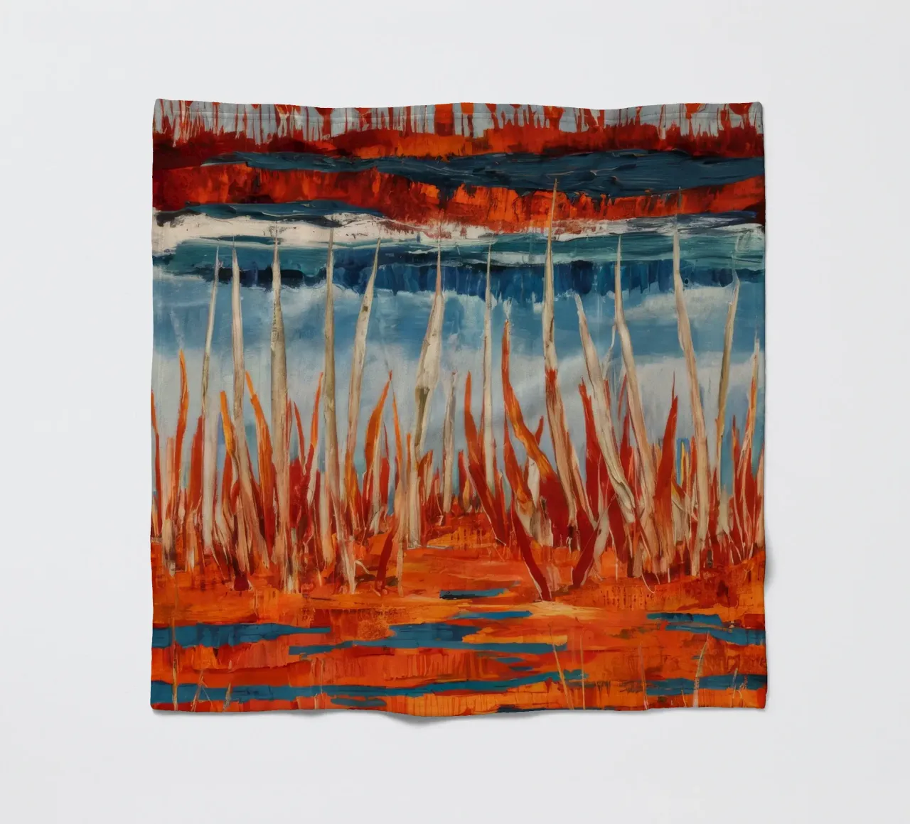 Amber Mirror Grove Fleecedecke von Verve Pigments