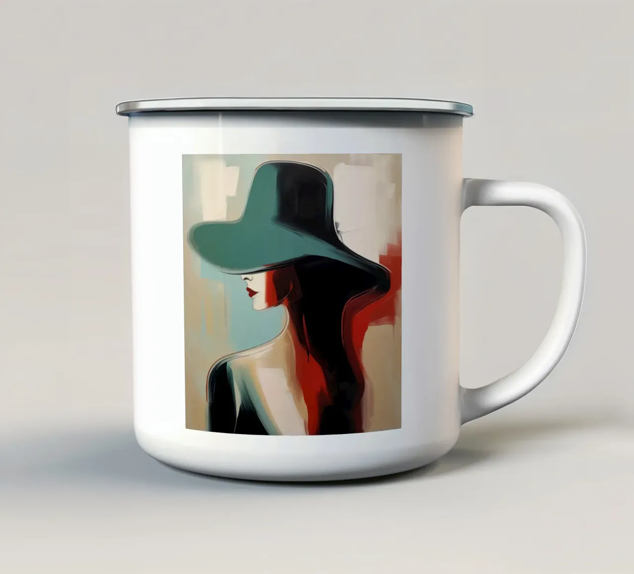 Arte da parete di Imagine tazza in smalto da Imagine