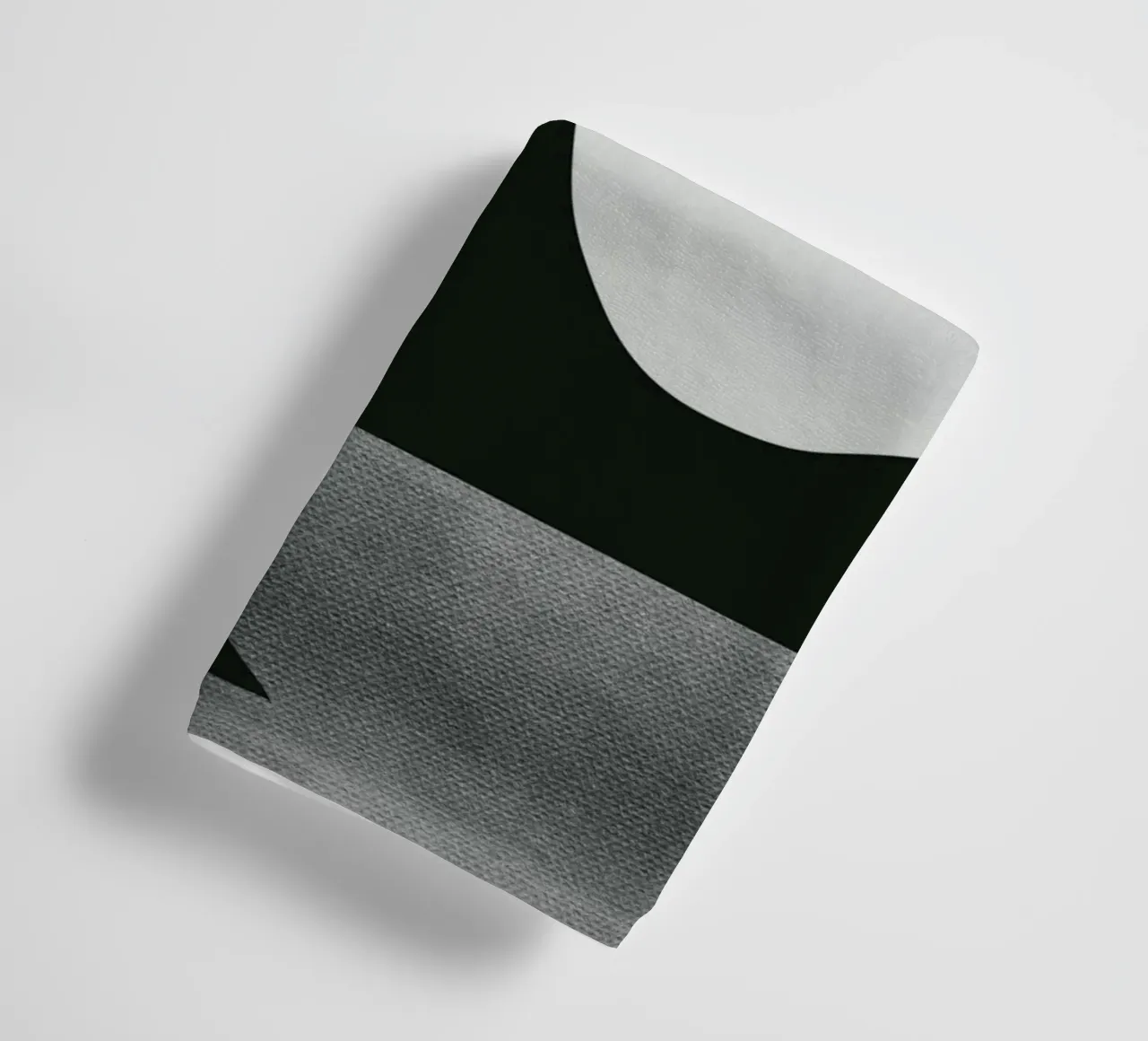 Mokka abstract decoratief 08 badhanddoek van Little Dean
