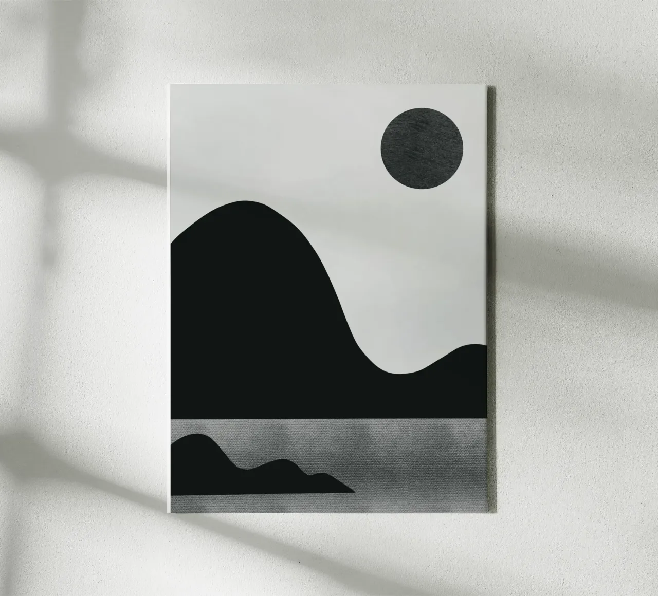 Mokka abstract decoratief 08 canvas van Little Dean