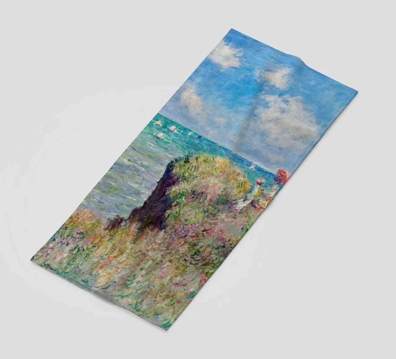 dipinto della scogliera dell'oceano claude monet telo mare da belong shop