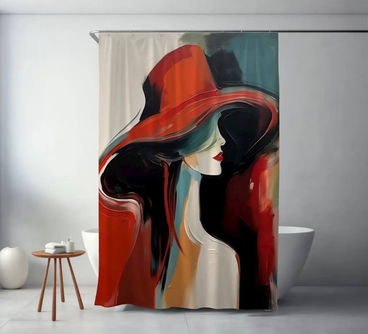 Muurkunst van Imagine douchegordijn van Imagine