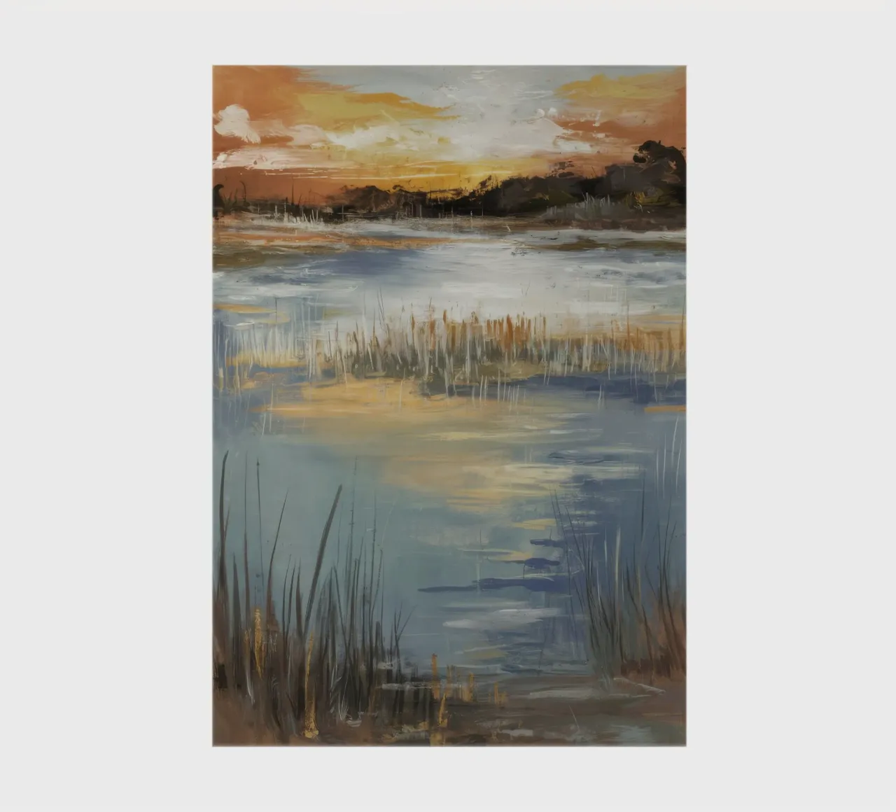 Sunset Marsh Whisper notebook by Verve Pigments