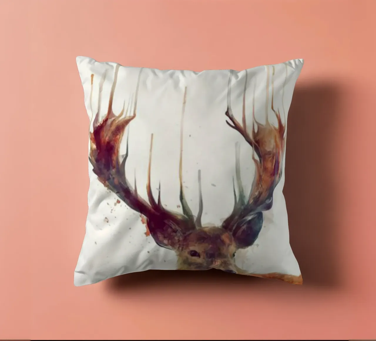 corna di cervo artistiche amy hamilton cuscino da kbm store